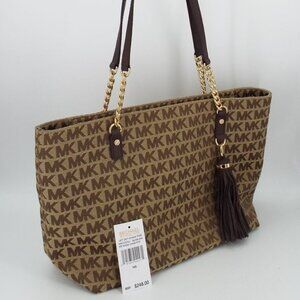 MICHAEL Michael Kors Jet Set Tassel Chain Tote Bag New/Detached Tag